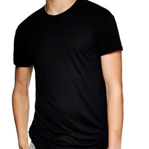 Topman Scotty Longline Slim Fit Tee